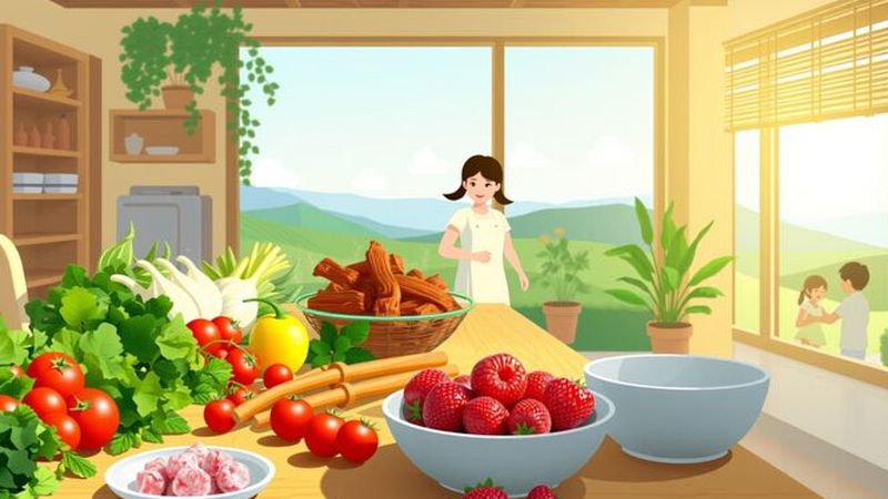 Una cocina soleada ofrece abundancia y serenidad