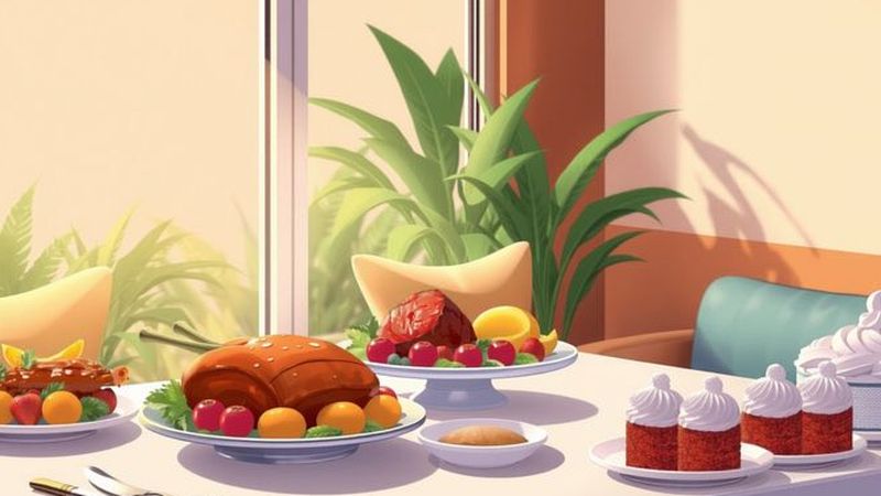 Una cena elegante y acogedora se presenta