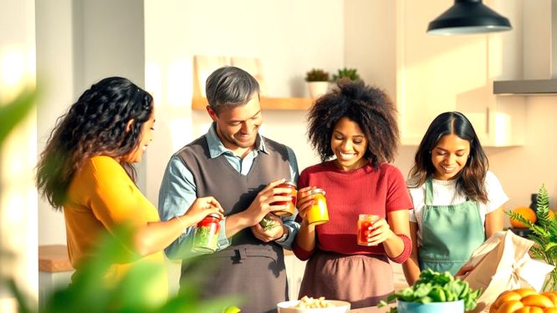 Una cocina acogedora revela sabores conscientes