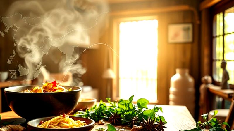 Una cocina asiática evoca tradición y herencia