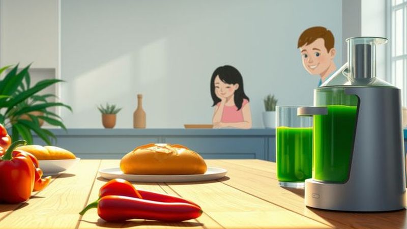 Una cocina tranquila ofrece abundancia y sosiego