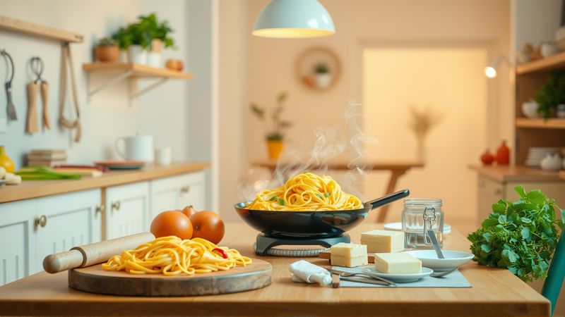 Cocina cálida y acogedora