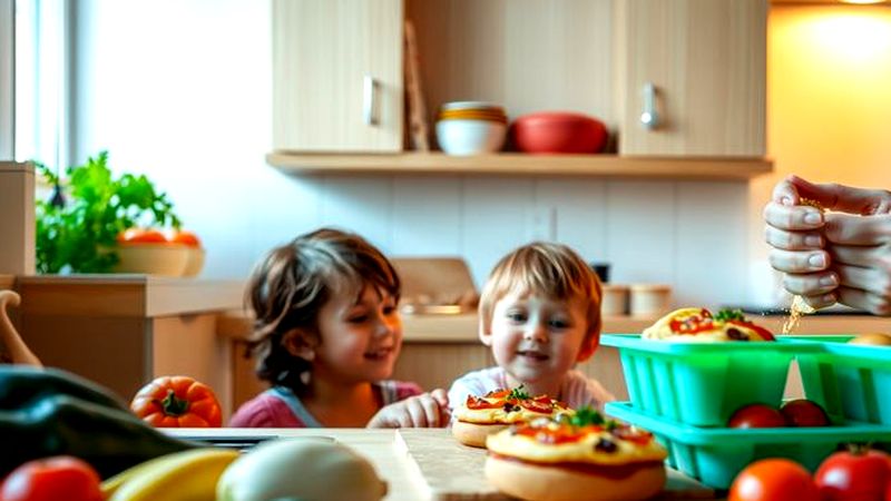 Una cocina cálida grata a la creación