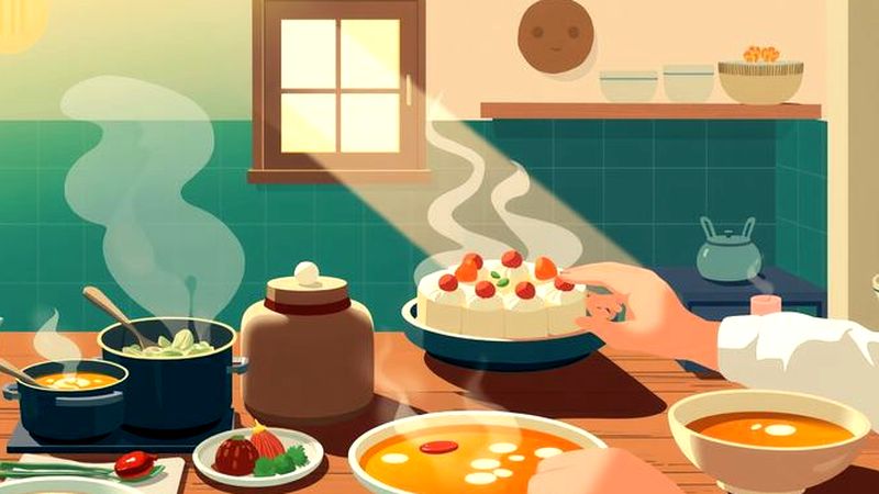 Una cocina cálida celebra la cocina colaborativa