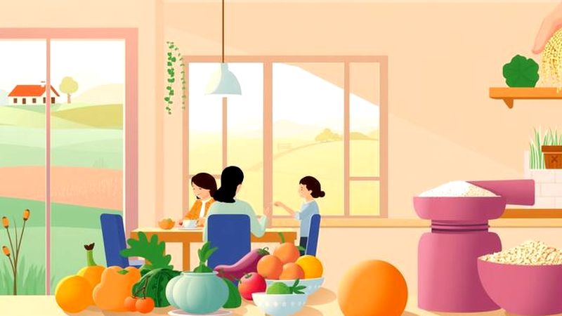 Una familia disfruta un desayuno tranquilo en casa