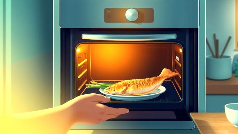Cocina cálida presenta un pescado dorado