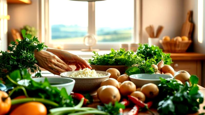 Una cocina cálida ofrece comida y alegría