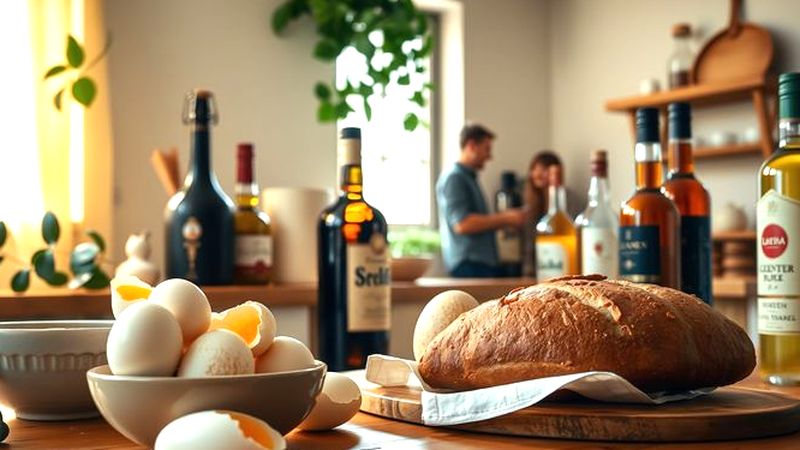 Una cocina cálida y acogedora