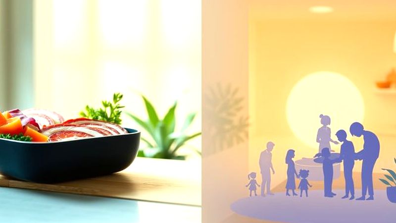 Arte culinario y serenidad visualmente impactantes