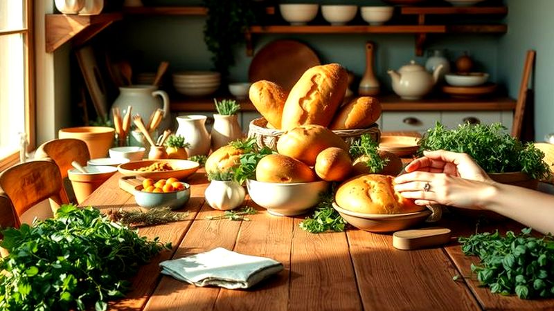 Una cocina serena y abundante se revela