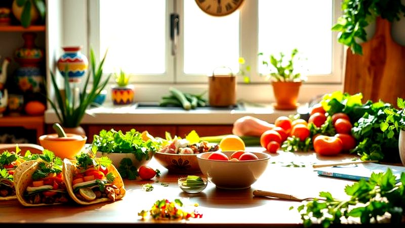 Cocina vibrante: comida
