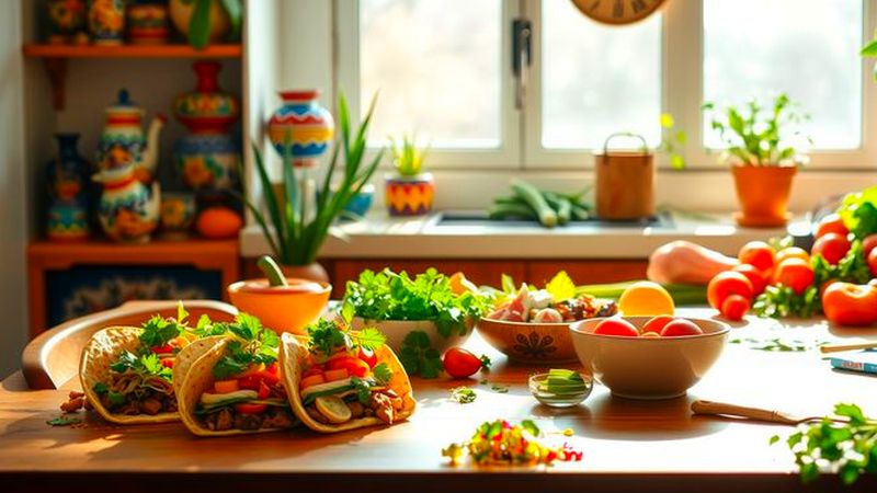 Cocina vibrante: comida